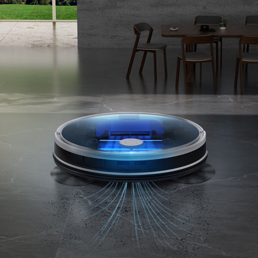 TESLA Electronics RoboStar - Intelligenter 2-in-1 Saugroboter 2600 mAh Wi-Fi Weiß + Fernbedienung