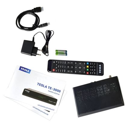 TESLA Electronics - Satellitenempfänger 2xAAA + Fernbedienung