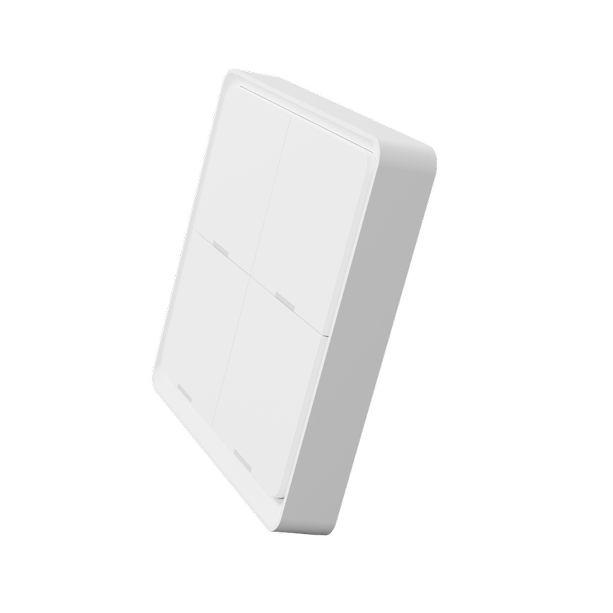 TESLA Smart - Intelligenter kabelloser Haus-Schalter 4P 1xCR2430 ZigBee