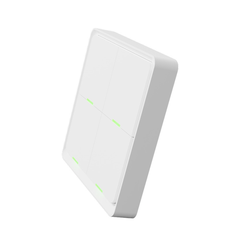 TESLA Smart - Intelligenter kabelloser Haus-Schalter 4P 1xCR2430 ZigBee