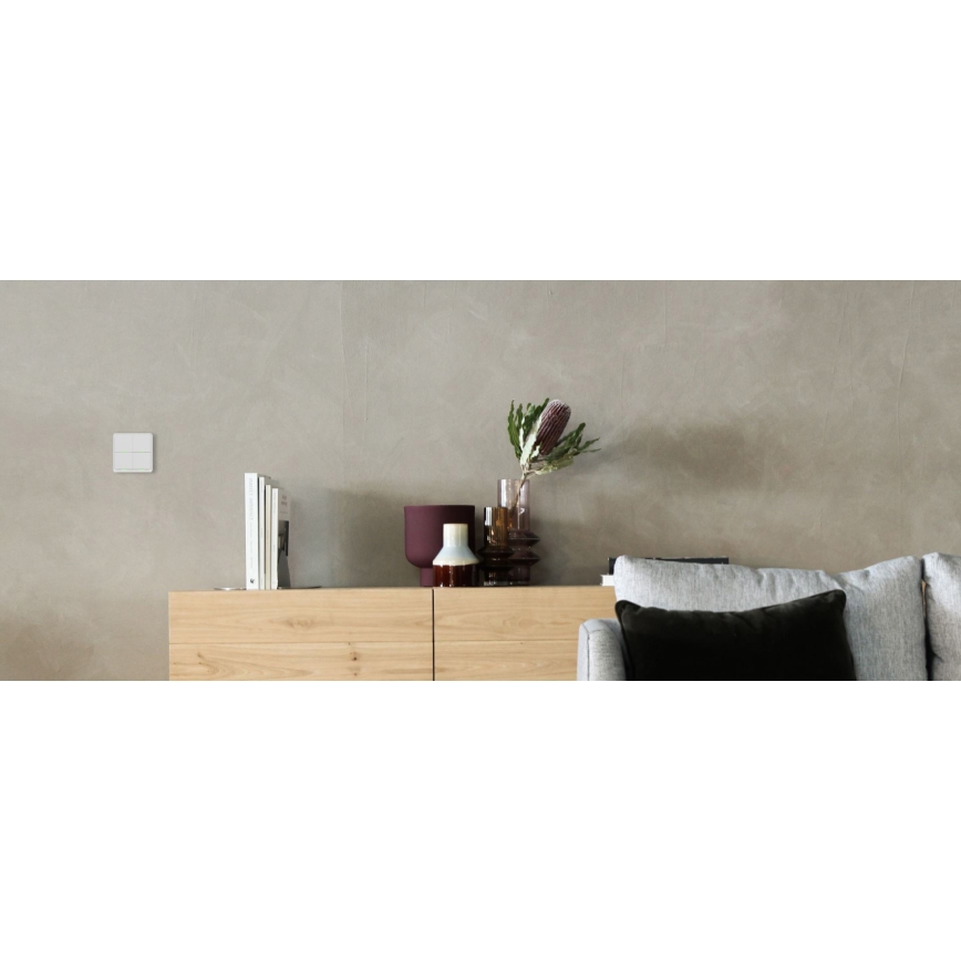 TESLA Smart - Intelligenter kabelloser Haus-Schalter 4P 1xCR2430 ZigBee