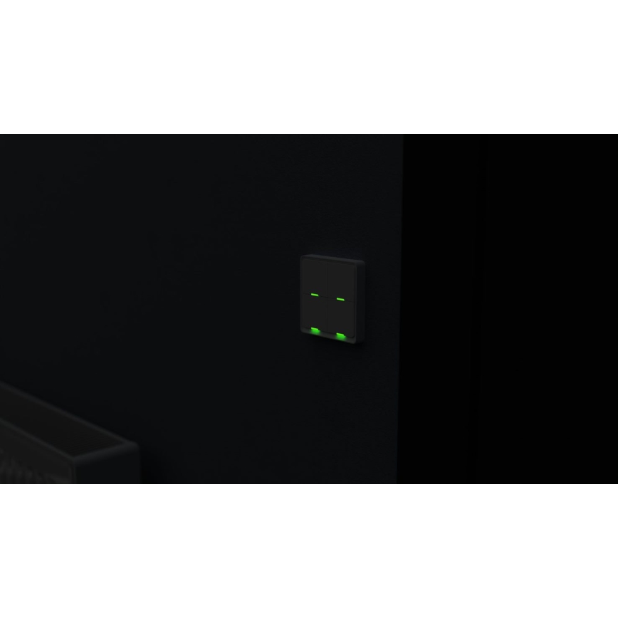 TESLA Smart - Intelligenter kabelloser Haus-Schalter 4P 1xCR2430 ZigBee
