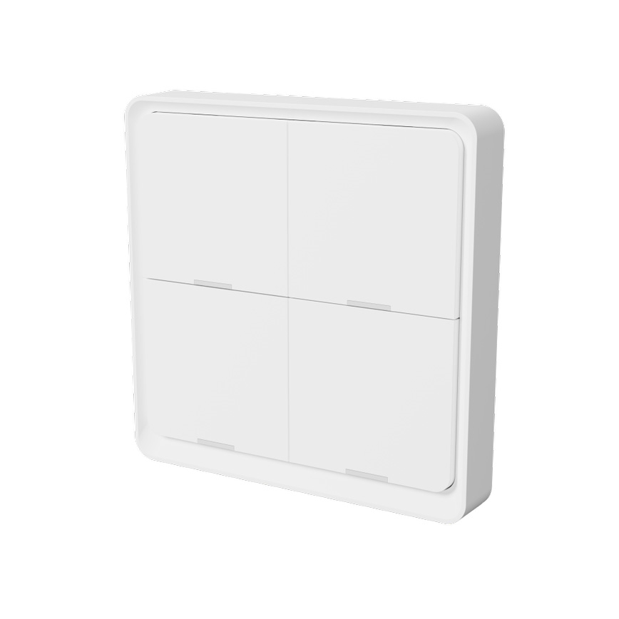 TESLA Smart - Intelligenter kabelloser Haus-Schalter 4P 1xCR2430 ZigBee
