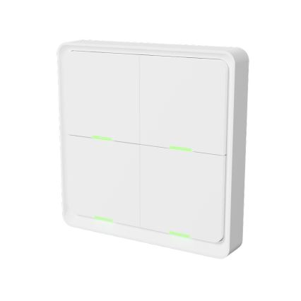 TESLA Smart - Intelligenter kabelloser Haus-Schalter 4P 1xCR2430 ZigBee