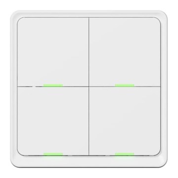 TESLA Smart - Intelligenter kabelloser Haus-Schalter 4P 1xCR2430 ZigBee