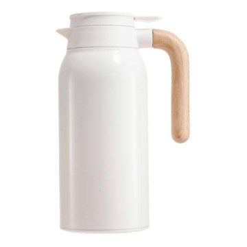 Thermoskanne 1,2 l weiß
