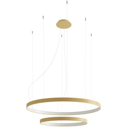 Thoro TH.268 - LED-Hängeleuchte an Seil RIO LED/80W/230V CRI 95 4000K goldfarben