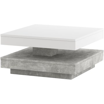 Tisch TIMO weiß/grau Beton