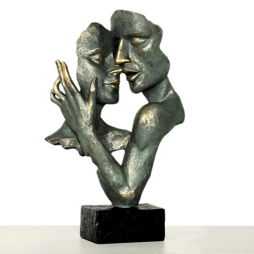 Tischdekoration 31,5x9,5x19 cm aus Harz/Patina
