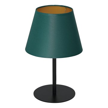 Tischlampe ARDEN 1xE27/60W/230V Ø 20 cm grün/gold