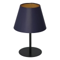 Tischlampe ARDEN 1xE27/60W/230V Ø 20 cm lila/gold