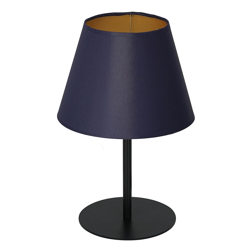 Tischlampe ARDEN 1xE27/60W/230V Ø 20 cm lila/gold