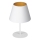 Tischlampe ARDEN 1xE27/60W/230V Ø 20 cm weiß/gold