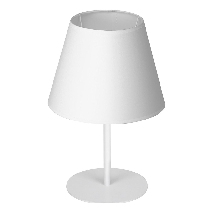 Tischlampe ARDEN 1xE27/60W/230V Ø 20 cm weiß