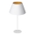 Tischlampe ARDEN 1xE27/60W/230V Ø 30 cm weiß/gold