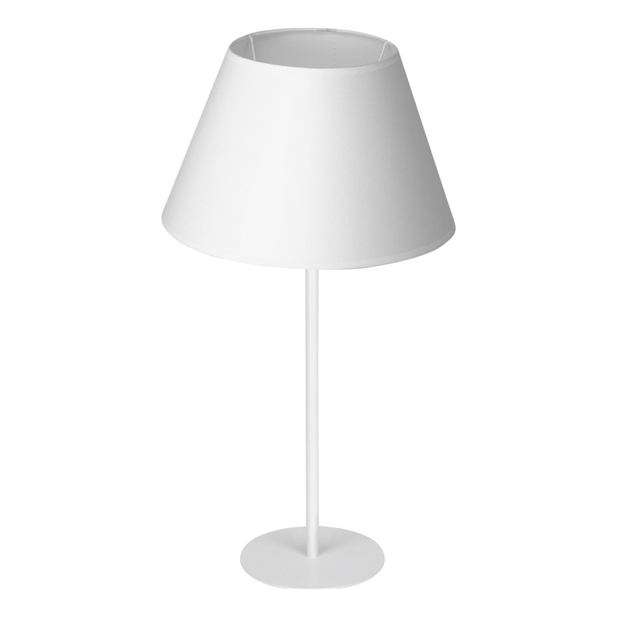 Tischlampe ARDEN 1xE27/60W/230V Ø 30 cm weiß