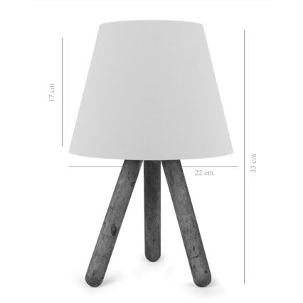 Tischlampe AYD 1xE27/60W/230V beige