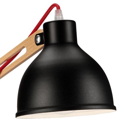 Tischlampe MARCELLO 1xE27/60W/230V Buche