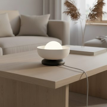 Tischlampe OZZY 1xG9/8W/230V weiß