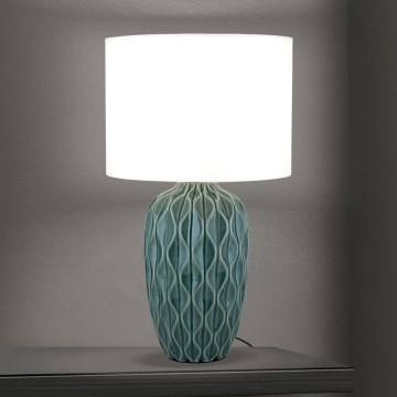 Tischlampe TORTUGA 1xE27/40W/230V grün/weiß
