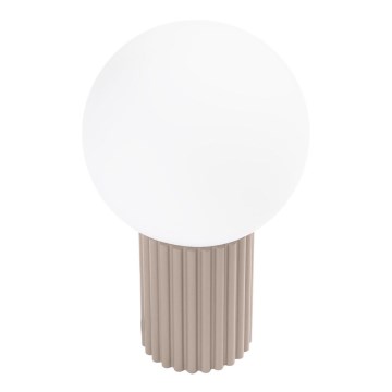 Tischleuchte HALO 1xG9/8W/230V d 12 cm beige