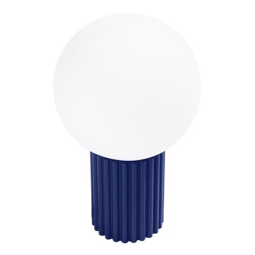 Tischleuchte HALO 1xG9/8W/230V d 12 cm blau