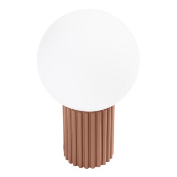 Tischleuchte HALO 1xG9/8W/230V d 12 cm braun