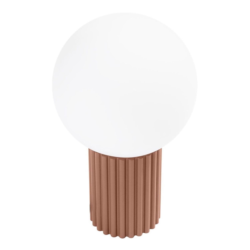Tischleuchte HALO 1xG9/8W/230V d 12 cm braun