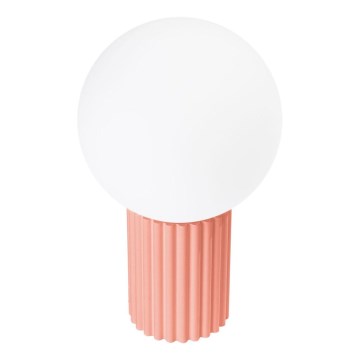 Tischleuchte HALO 1xG9/8W/230V d 12 cm rosa