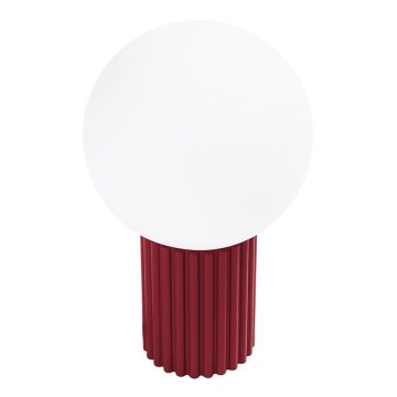 Tischleuchte HALO 1xG9/8W/230V d 12 cm rot
