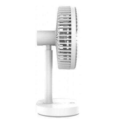 Tischventilator mit Ladefunktion und LED-Lampe 3000mA/3,7V microUSB