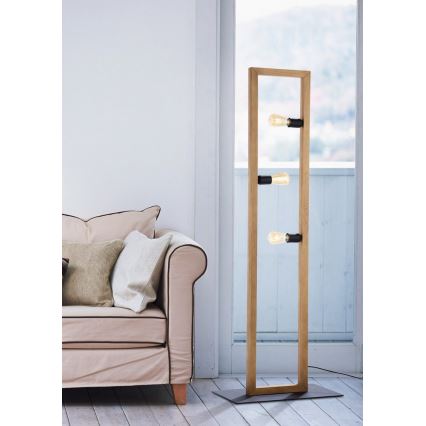 TK Lighting 5022 - Stehlampe METRO 3xE27/60W/230V