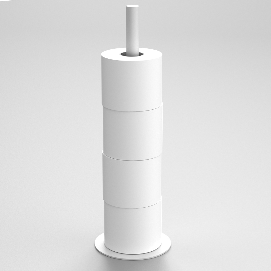 Toilettenpapierhalter 51 cm weiß