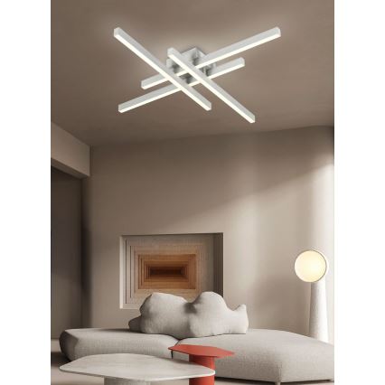 Top Light - Dimmbare LED-Aufbauleuchte CROSS LED/50W/230V 3000-6500K + Fernbedienung