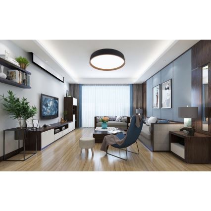 Top Light - Dimmbare LED-Deckenleuchte DEKOR LED/51W/230V d 50 cm 3000-6500K + Fernbedienung