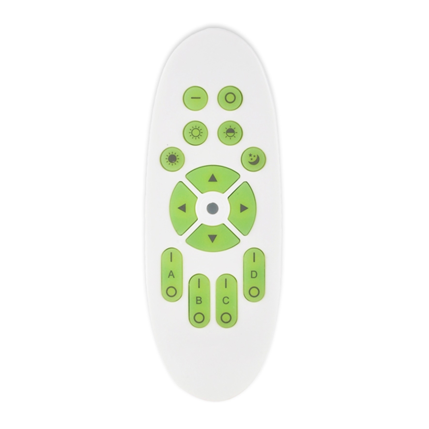 Top Light - Dimmbare LED-Deckenleuchte NORMAN LED/51W/230V d 39 cm schwarz + Fernbedienung