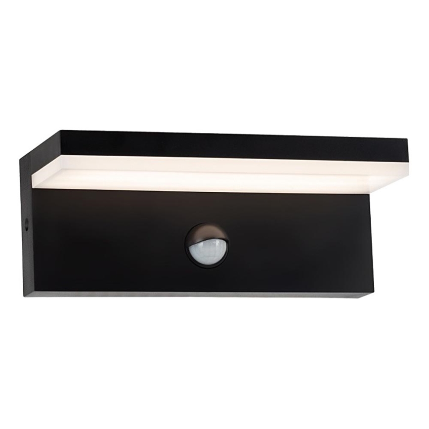Top Light - LED-Außen-Wandleuchte mit Bewegungsmelder ELON LED/10W/230V 3000/4000/6000K IP54 schwarz