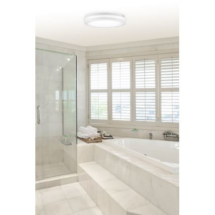 Top Light - LED-Badezimmer-Deckenleuchte COMET LED/40W/230V 3000/4000/6500K IP54 Weiß Ø 40 cm