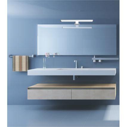 Top Light - LED Spiegelbeleuchtung für das Badezimmer TEXAS MAX LED/12W/230V 3000/4000/6500K IP44 78 cm mattes Chrom