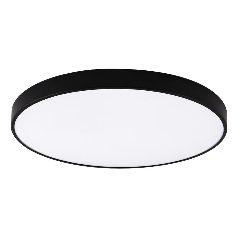 Top Light - LED, dimmbar Badezimmer-Deckenleuchte PETAL LED/60W/230V 3000–6500K IP44 Ø 59 cm schwarz + Fernbedienung