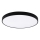 Top Light - LED, dimmbar Badezimmer-Deckenleuchte PETAL LED/60W/230V 3000–6500K IP44 Ø 59 cm schwarz + Fernbedienung
