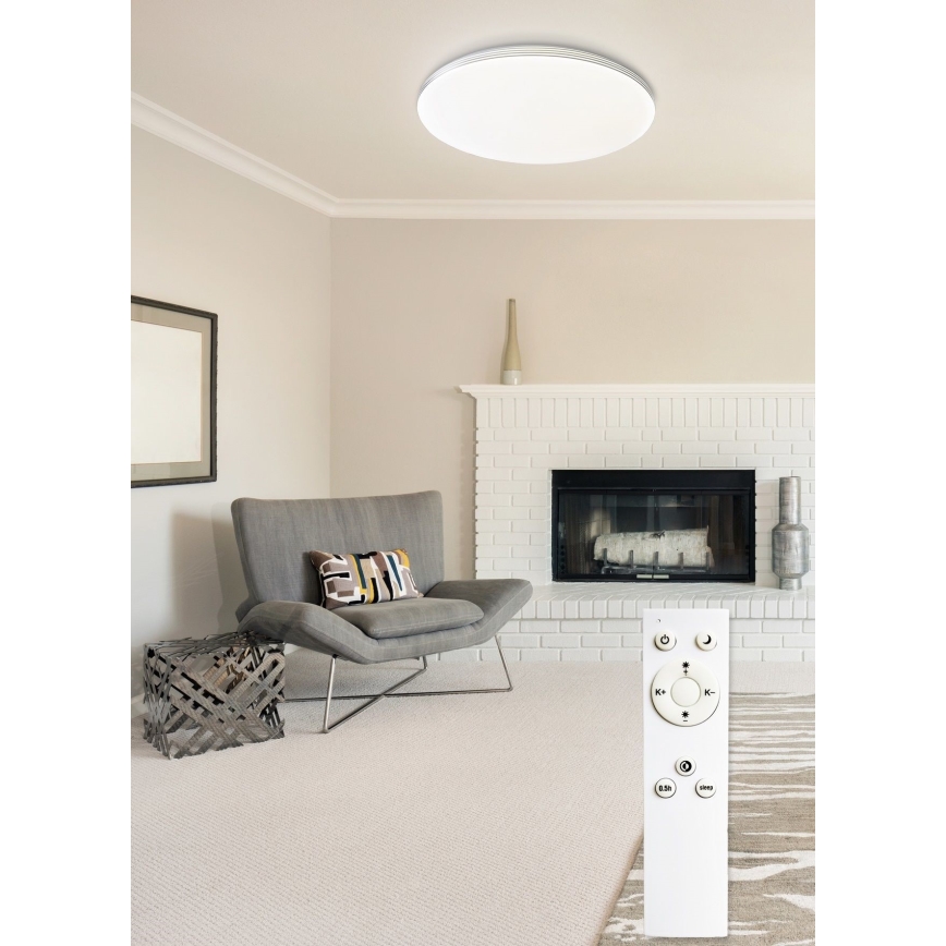 Top Light - LED dimmbare Deckenleuchte OCEAN LED/36W/230V 3000-6500K + Fernbedienung