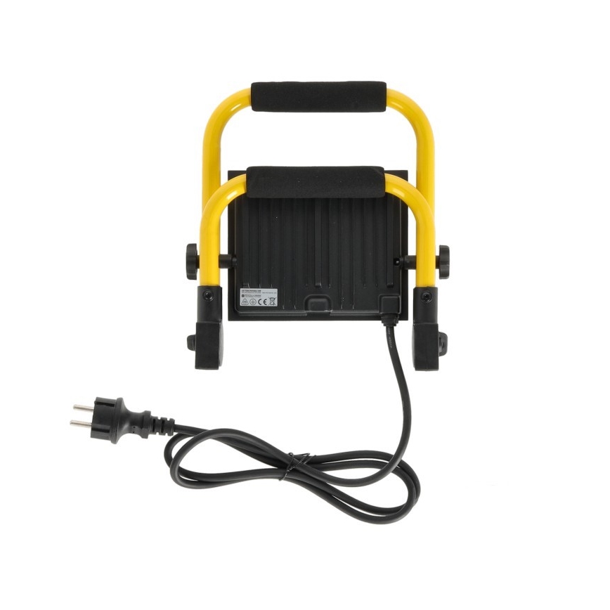 Tragbarer LED-Strahler TIGRA LED/50W/4000K IP54 schwarz/gelb