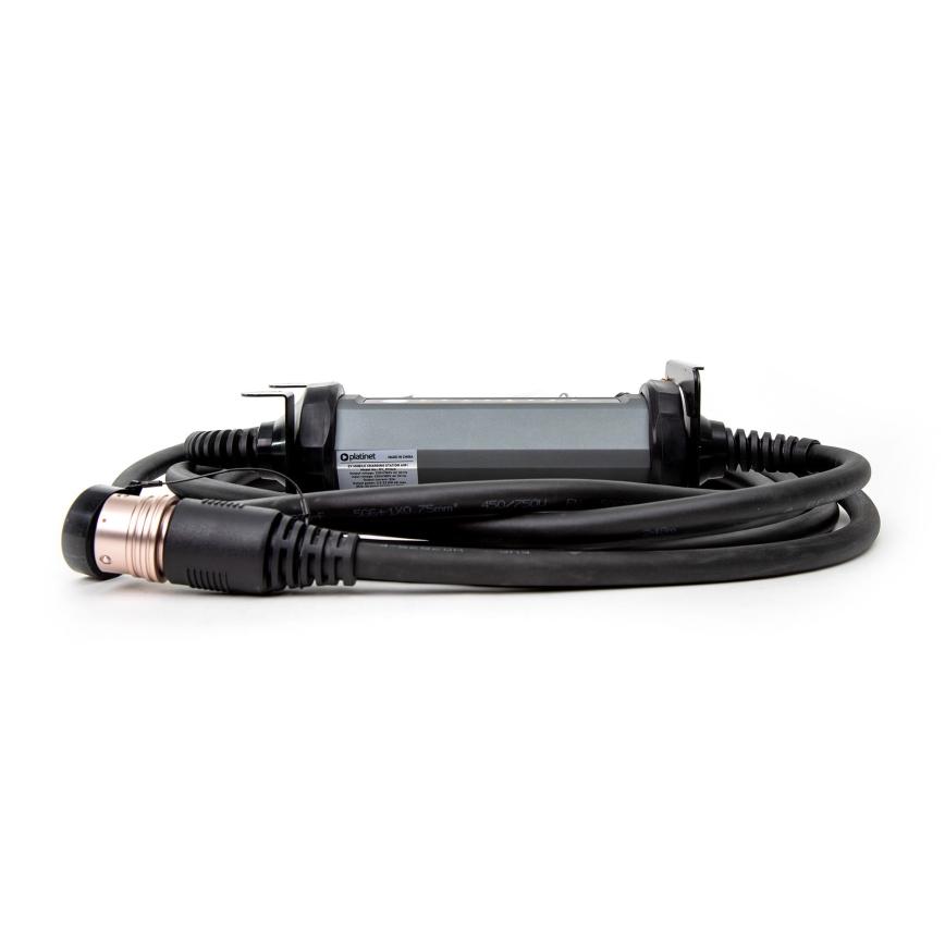 Tragbares Ladegerät für Elektrofahrzeuge mit 4 Type-2-Adaptern 32A/480V 22kW 5m IP67