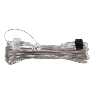 Transparentes Verlängerungskabel für Lichterketten, 10 m, IP44