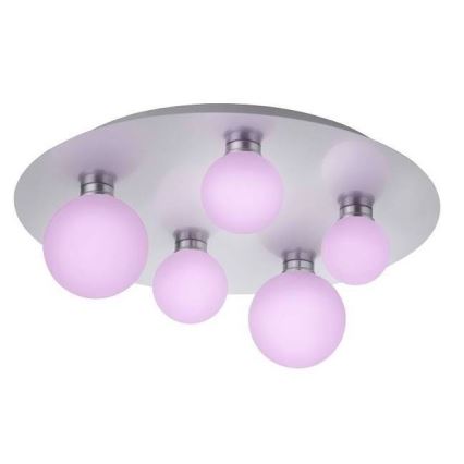 Trio - LED RGB dimmbares Deckenleuchte DICAPO 5xLED/3W/230V 3000-5000K + Fernbedienung