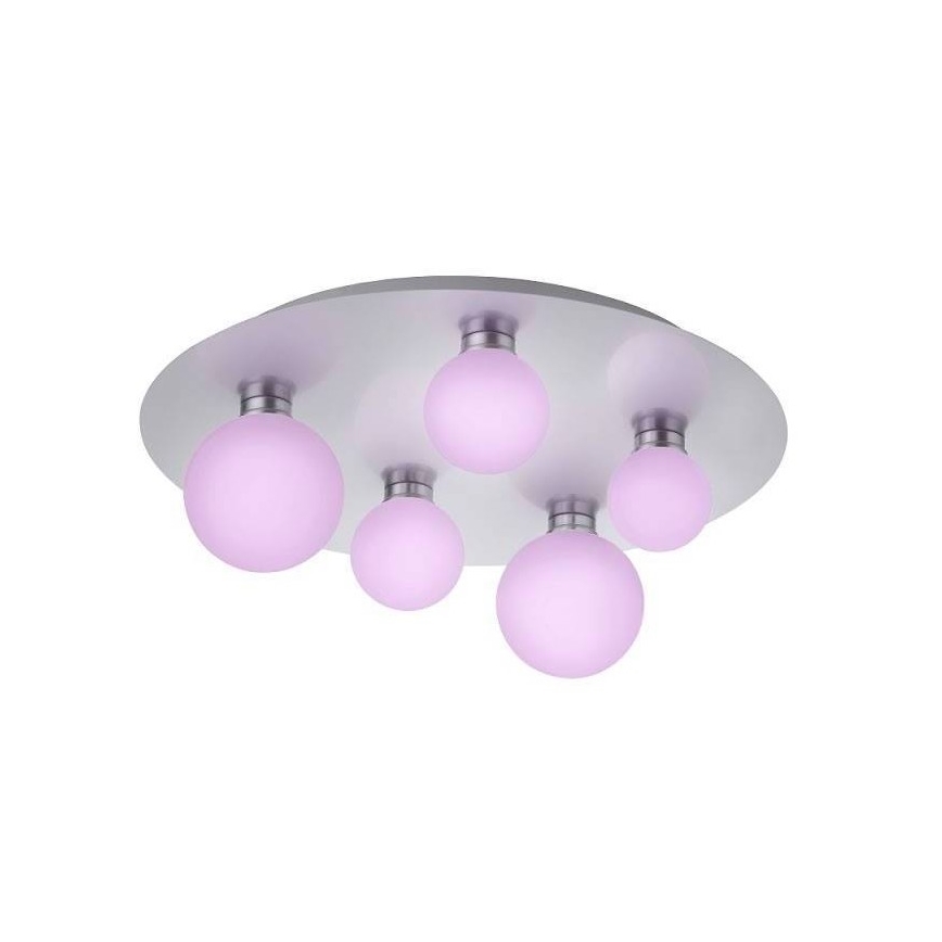 Trio - LED RGB dimmbares Deckenleuchte DICAPO 5xLED/3W/230V 3000-5000K + Fernbedienung