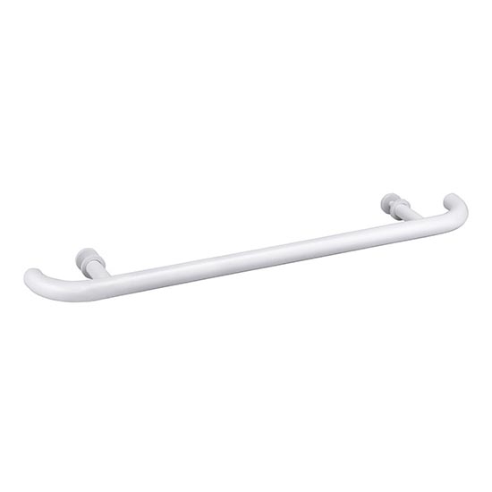 Türgriff 80x4 cm Edelstahl/Weiß
