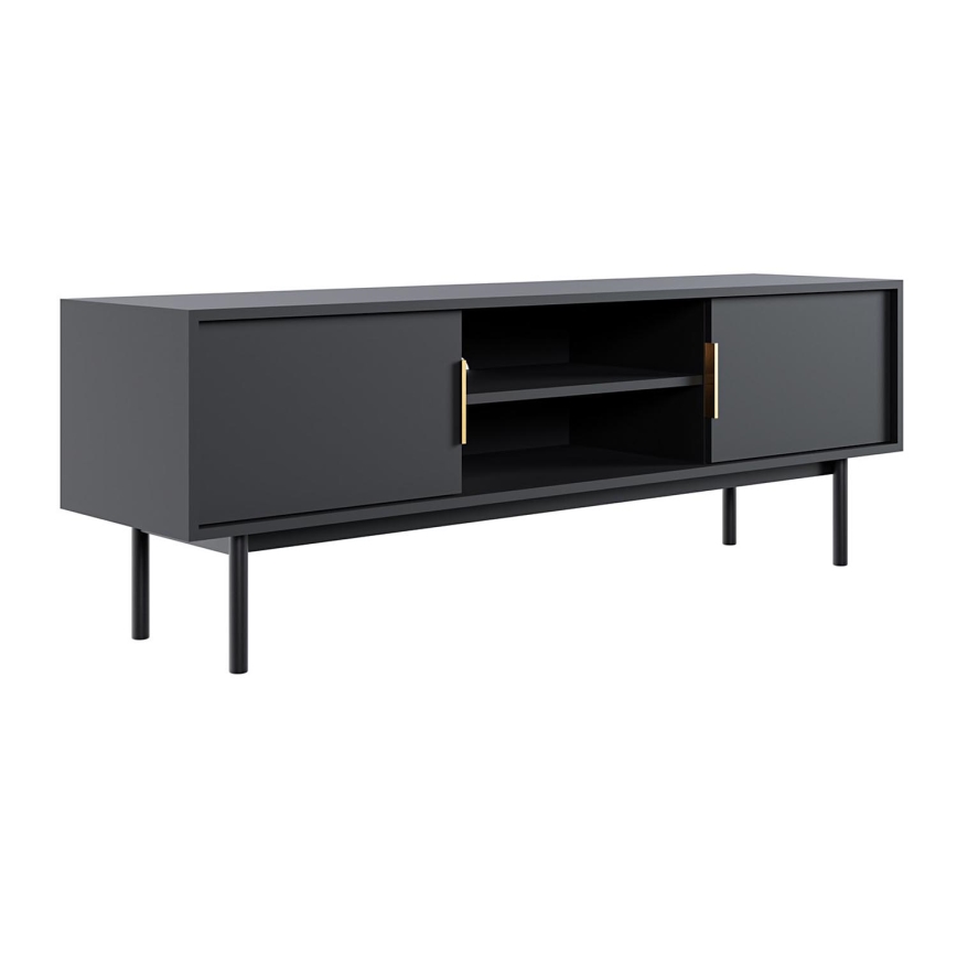 TV-Lowboard ELI schwarz