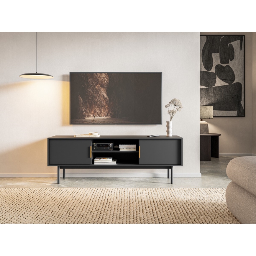 TV-Lowboard ELI schwarz